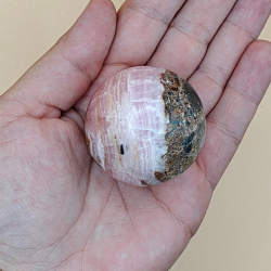 Pink Aragonit Kugle