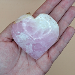 Pink Aragonit Hjerte