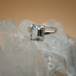 Akvamarin Slv Ring