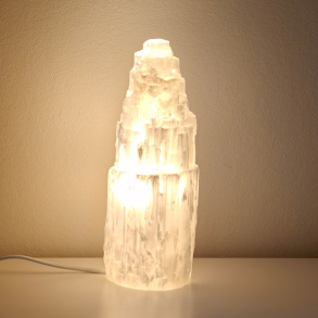 Satin Spar Lampe 25-30 cm