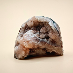 Pink Ametyst med skret base