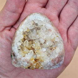 Pink Ametyst med skret base