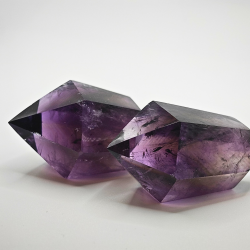 Ametyst Dobbelt Termineret Spids 