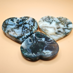 Moss Agat Hjerte Skle