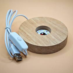 Elegant Trlampe til Krystal