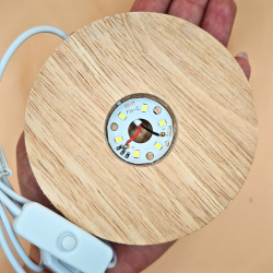 Elegant Trlampe til Krystal