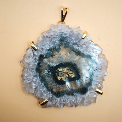 Ametyst Stalaktit Vedhng