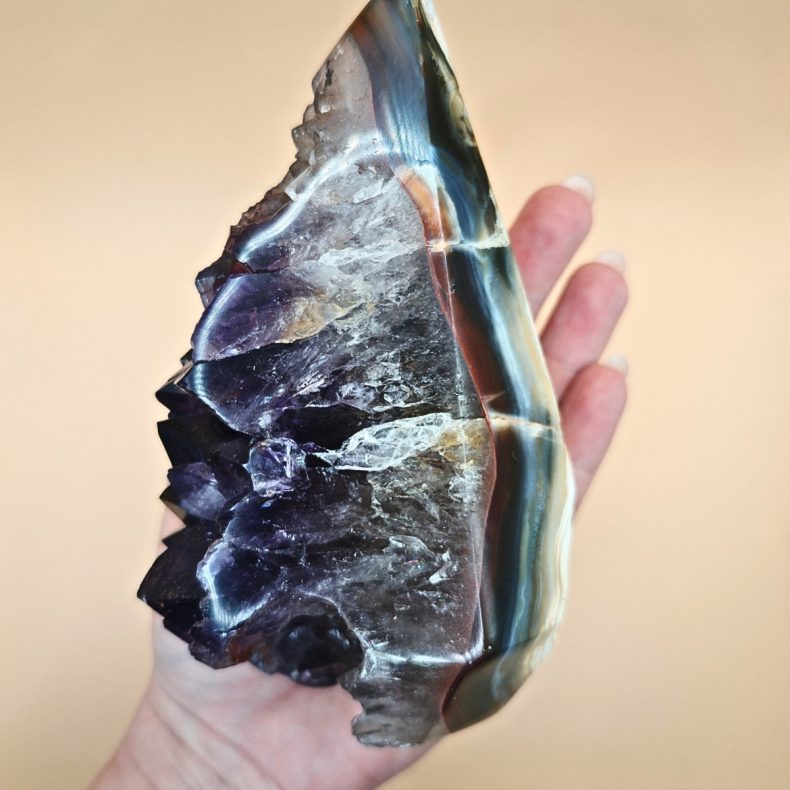 Stor Diamant Uruguay&#8239;Ametyst  Ekstra&#8239;Hj Kvalitet
