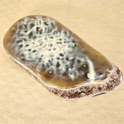 Poleret Ametyst geode med Orca agat 800 gram
