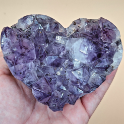 Ametyst klynge hjerter fra Brasilien