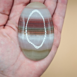 Pink Stribet Onyx Palm