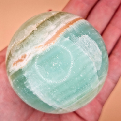 Pistacie Calcit Kugle