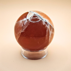 Honning Calcit Kugle