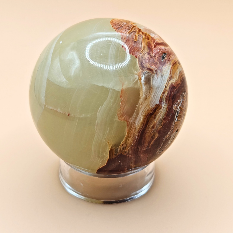 Gr�n Onyx Kugle