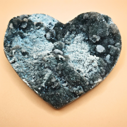 Grnt Sukker Ametyst Hjerte  fra Brasilien