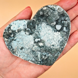 Grnt Sukker Ametyst Hjerte  fra Brasilien