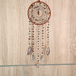 Drmmefanger med Tigerje &amp; Agat  ca. 48 cm