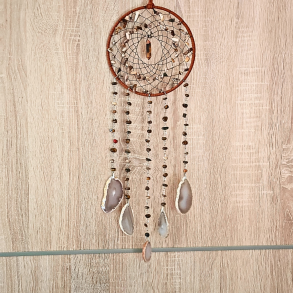 Drmmefanger med Tigerje & Agat  ca. 48 cm