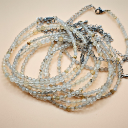 Guldrutil Kvarts Armbnd  Facetslebet