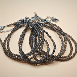 Rgkvarts Armbnd  Facetslebet