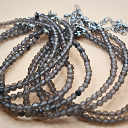 Rgkvarts Armbnd  Facetslebet