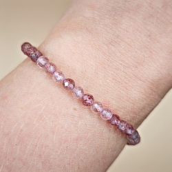 Jordbrkvarts Armbnd  Facetslebet 