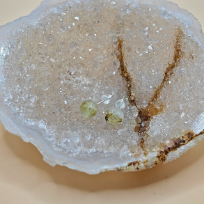 �restikker i Guld rutil Kvarts 