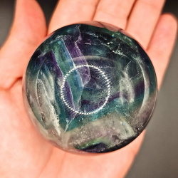 Regnbue fluorit Kugle