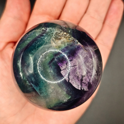 Regnbue fluorit Kugle