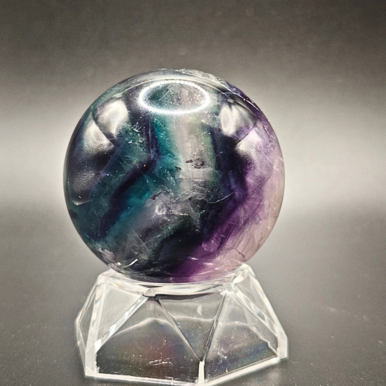 Regnbue fluorit Kugle