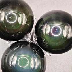 Regnbue Obsidian kugle