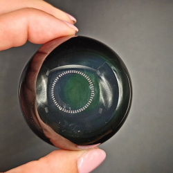 Regnbue Obsidian kugle