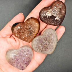 Ametyst &amp; Agat Hjerter Uruguay