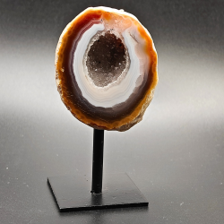 Skret Agat Geode med Druzy  Brasilien