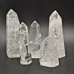 Klar Kvarts Trn med Regnbuer  Brasilien