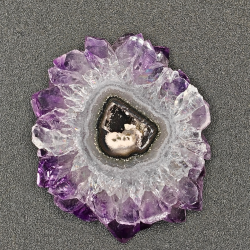 Ametyst Stalaktit Skive  Brasilien