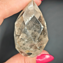 Facetterede Drber i Rgkvarts, 55-65 gram