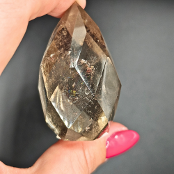 Facetterede Drber i Rgkvarts, 55-65 gram