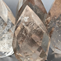 Facetterede Drber i Rgkvarts, 55-65 gram