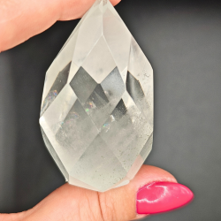 Facetterede Drber i Klar Kvarts  Brasilien