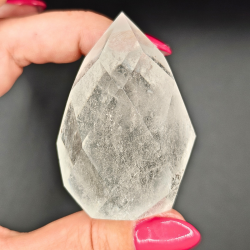 Facetterede Drber i Klar Kvarts  Brasilien