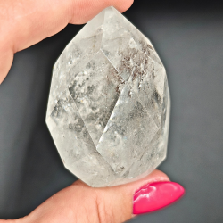 Facetterede Drber i Klar Kvarts  Brasilien