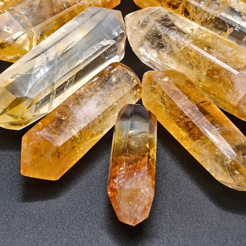 Dobbelt-Termineret Citrin (Br�ndt) � Brasilien
