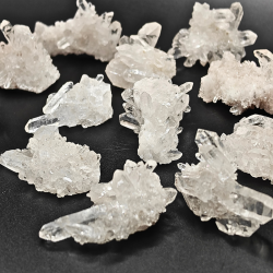 Mini Klar Kvarts Klynger  Hjeste Kvalitet, Brasilien