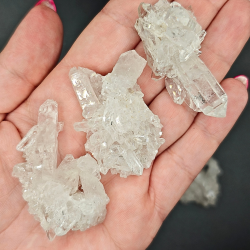 Mini Klar Kvarts Klynger  Hjeste Kvalitet, Brasilien