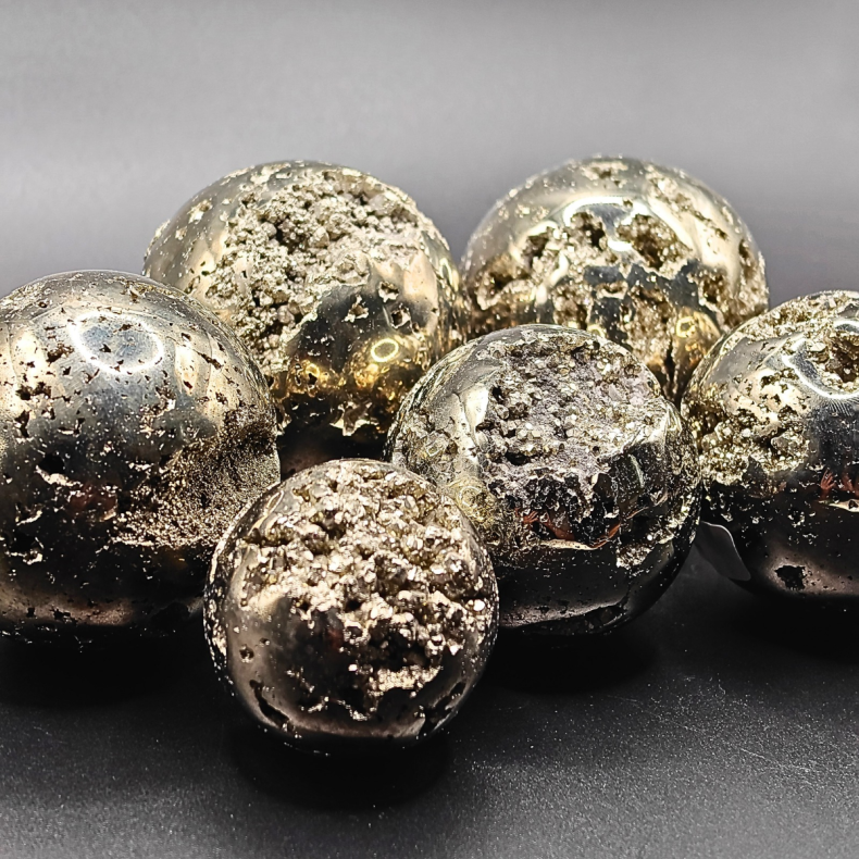 Hj Kvalitets Pyrit Kugler fra Peru