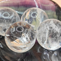 Klar Kvarts Kugle  ca. 2,5 cm