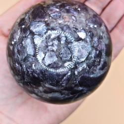 Lepidolit (Gem Mica) Kugle