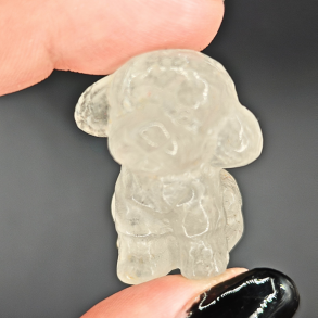 Hund i Bjergkrystal � ca. 3 cm