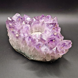 Ametyst Klynge Lysestage 1,5 kg